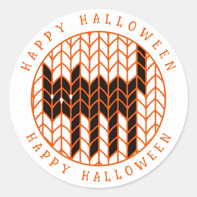 Adesivo GATO PRETO MALHA Grande Envelope Redondo Sela (Frente)