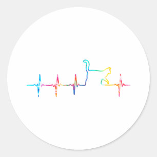 Adesivo Gato Pulmonar Gato Gato Lover Gato Corante Corante