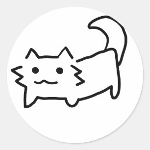 Adesivo Gato simples bonito