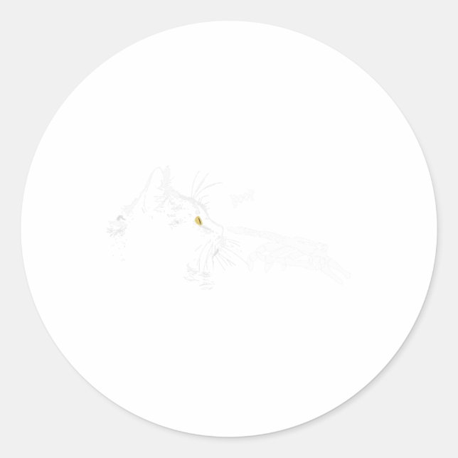 Adesivo Gato Skeleton Boop Halloween Cats Pretos Cujos Gat (Frente)