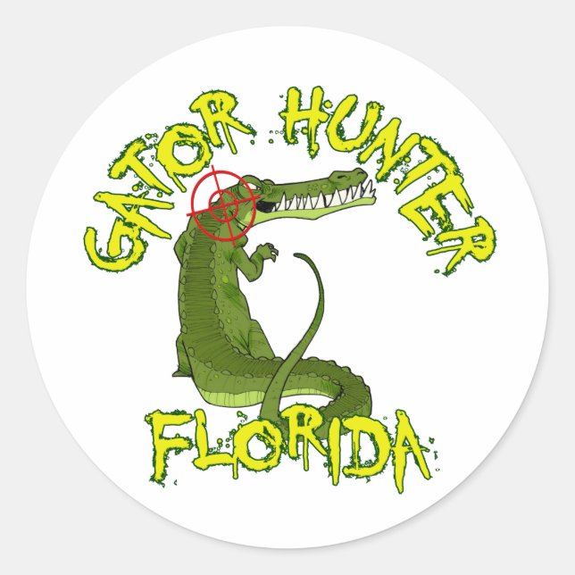 Adesivo Gator Hunter Florida (Frente)