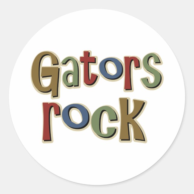 Adesivo Gators Rock (Frente)