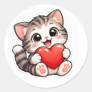 Adesivo gatos amam