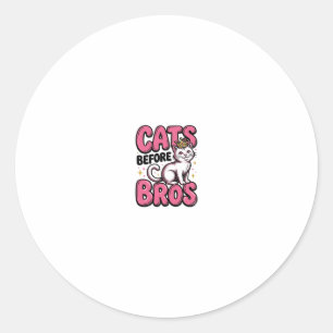 Adesivo Gatos Antes dos Irmãos Camisa Vintage de Gato Coro