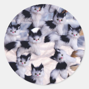 Adesivo gatos assustadores