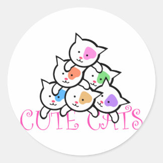 ADESIVO GATOS CORTADOS
