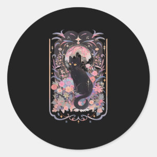 Adesivo Gatos Cottagecore Academia Goblincore Bruxa Goth H