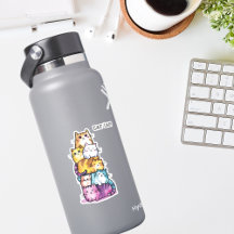 Gatos De Cores Aquáticas, Gama De Gato, Minimalist