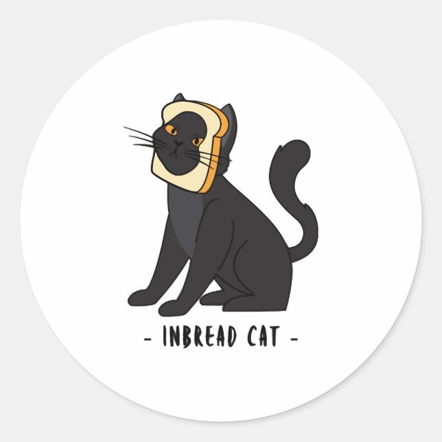 Adesivo Gatos De Pão De Gato (Frente)