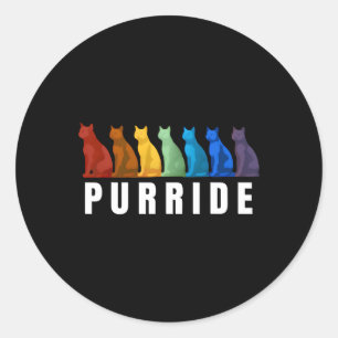 Adesivo Gatos De Pursão De Orgulho gay Mês Do Arco-Íris Lg