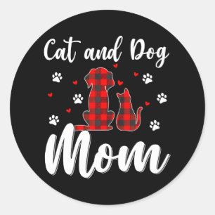 Adesivo Gatos E Cães Mamãe Dia de as mães Animais De Compa