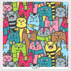 Adesivo Gatos e gatinhos