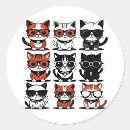 Adesivo Gatos Gatinhos
