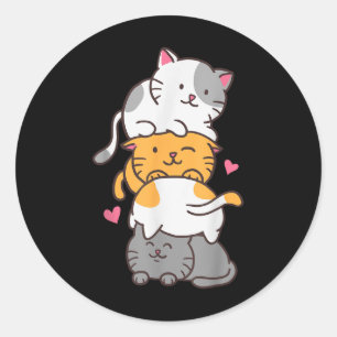 Adesivo Gatos Gatos Filme Gatinho Bonito Anime Kawaii Neko