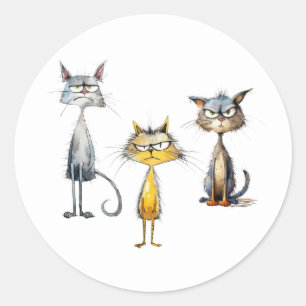 Adesivo Gatos Grumosos