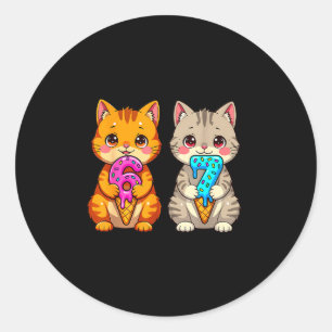 Adesivo Gatos Kawaii Fofos Neko 67 Drip Meme Engraçado Sei