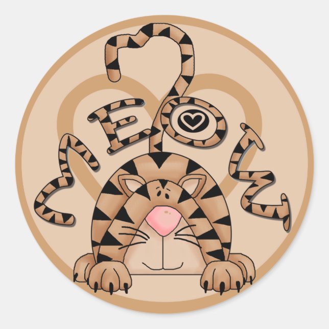 Adesivo Gato's Meow (Frente)