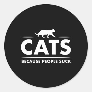 Adesivo Gatos Porque Pessoas Sujam Inimigo De Misanthrop H