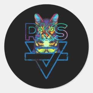 Adesivo Gatos Rainbow Kitten Surpresa Gato Bonito