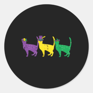 Adesivo Gats Purple Yellow Luisiana Mardi Gras Wome