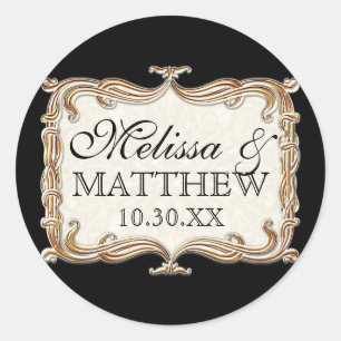 Adesivo Gatsby Art Deco Nouveau Lace Faux Dourada Tulip