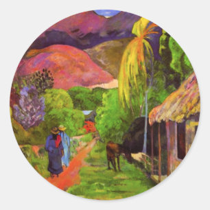 Adesivo Gauguin Road in Tahiti Stickers