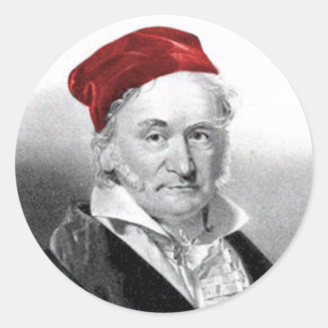 Adesivo Gauss (Frente)