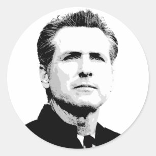 Adesivo Gavin Newsom