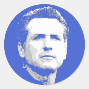 Adesivo Gavin Newsom