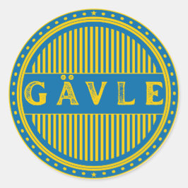 Adesivo Gävle City Pride Emblem – Swedish Identity