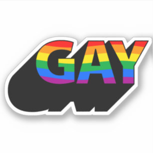 ADESIVO GAY 3D