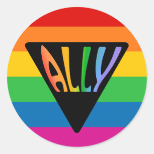 Adesivo Gay Ally Triangle