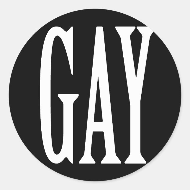 ADESIVO GAY BIG - (Frente)