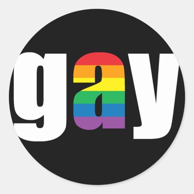 Adesivo Gay Black Sticker (Frente)