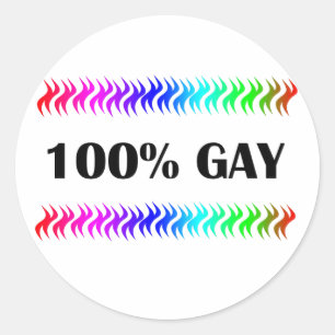 Adesivo gay de 100%