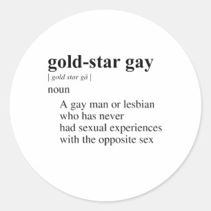 ADESIVO GAY DOURADO