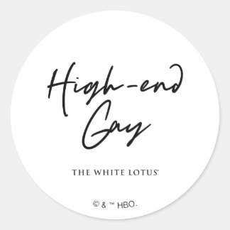 Adesivo Gay high-end - O Lotus Branco