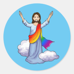 Adesivo GAY JESUS T-Shirt