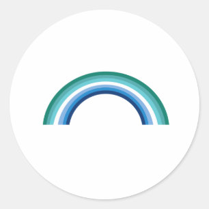 Adesivo Gay Mase Arco-Íris Azure