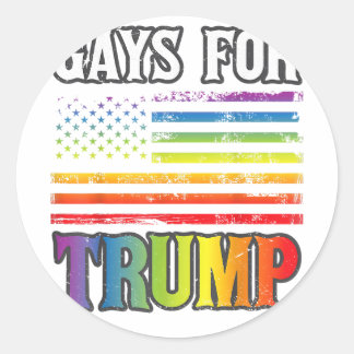 Adesivo Gay Para Trump LGBT Orgulho Gay Arco-Íris Votar Re
