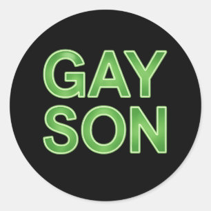 Adesivo Gay Son Engraçado Orgulho LGBTQ