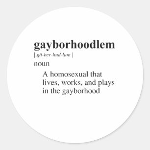 ADESIVO GAYBORHOODLEM