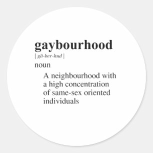 ADESIVO GAYBOURHOOD