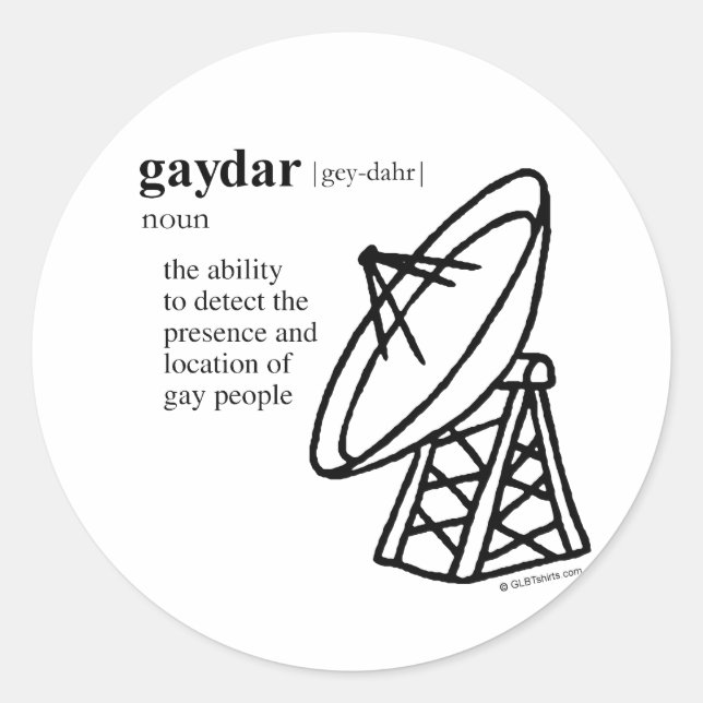 ADESIVO GAYDAR (Frente)