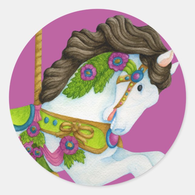 Adesivo Gayle Carousel Horse Sticker (Frente)