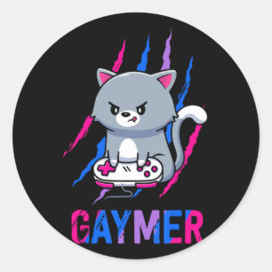 Adesivo Gaymer Biual - Orgulho de Geek Lgbt - Ampliação do