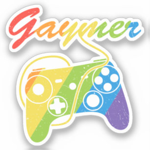 Adesivo Gaymer   Controlador de jogos Rainbow   Jogos