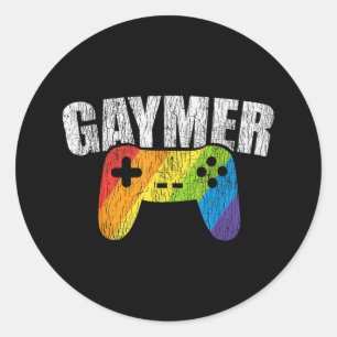Adesivo Gaymer Rainbow Flag Jogos Lésbicos Gay Bissexuais