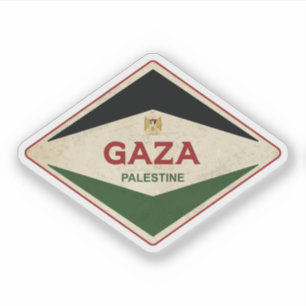 Adesivo Gaza Palestina Vintage
