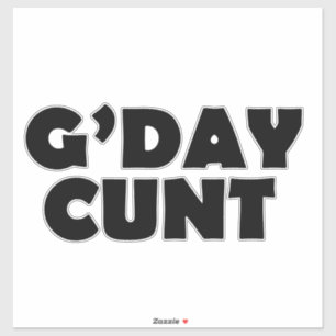 Adesivo gday c#nt